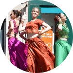 Show danse indienne Bollywood Porte de Namur