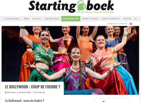 Bollywood Bruxelles danse indienne - Starting Bock